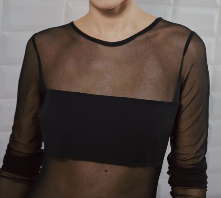 WBLNora Mesh Body Stocking Black