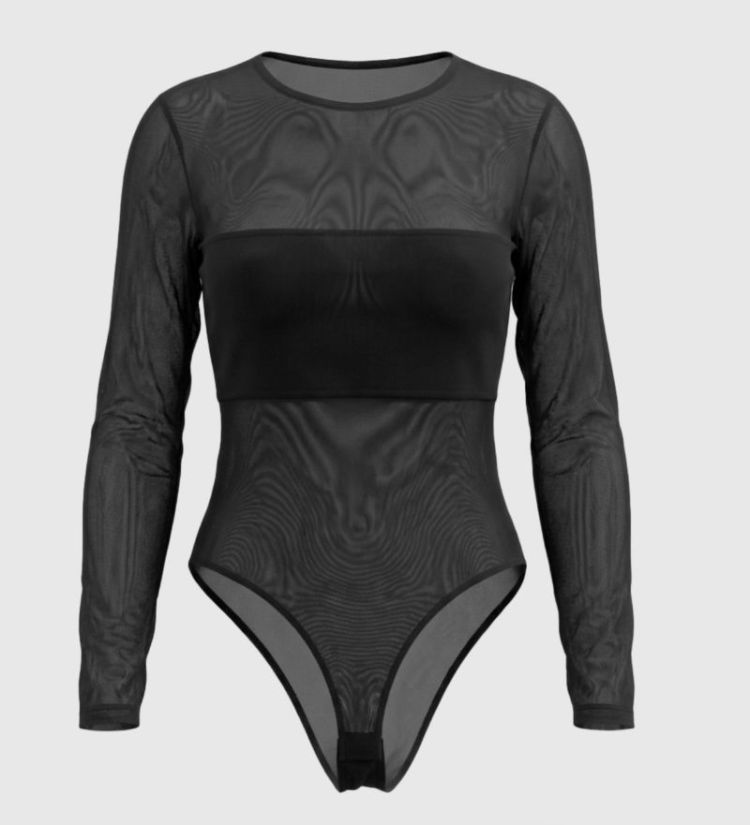 WBLNora Mesh Body Stocking Black