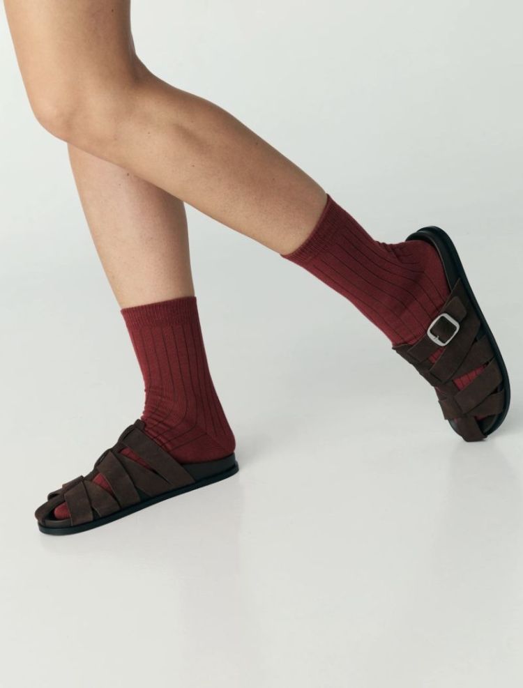 Socks canale Burgundy