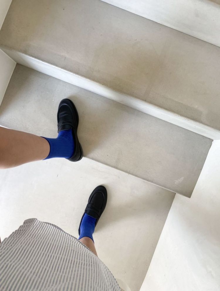 Socks canale Klein blue