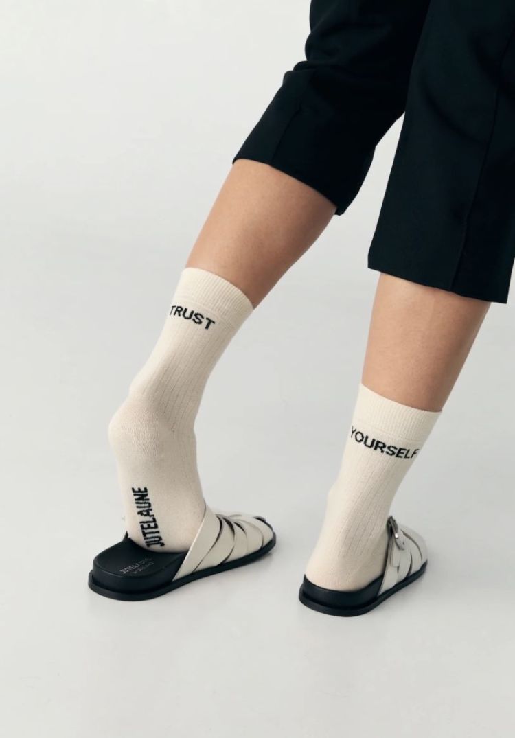 Socks Text Trust yourself