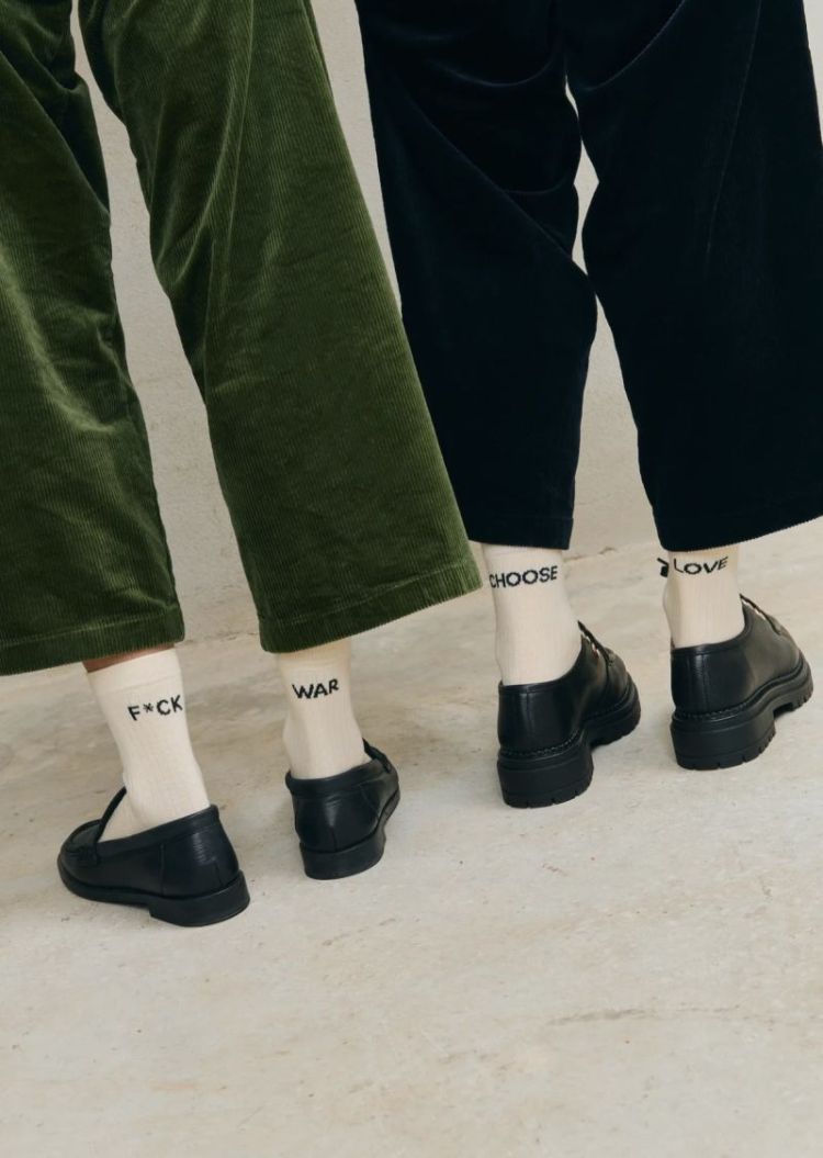 Socks Text Choose love
